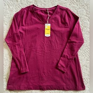 Maggie’s Organics Cotton Women's Long Sleeve Top